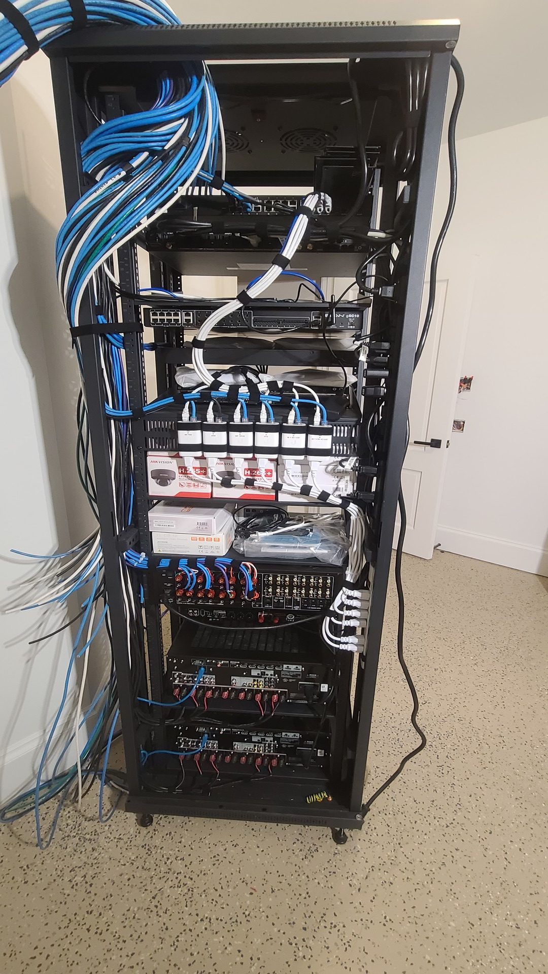 Computer network wiring